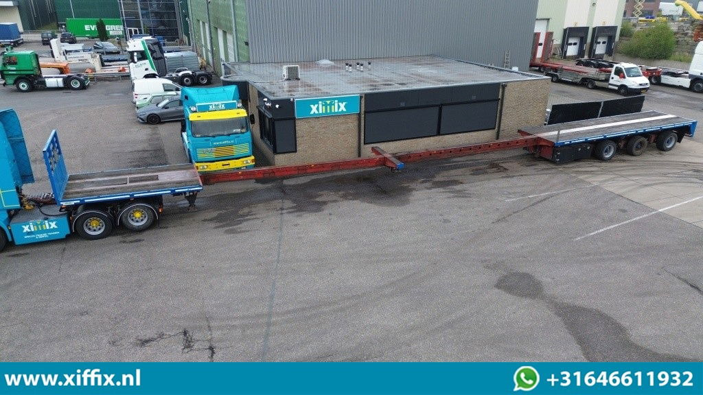 Lako 3-ass. Vlakke dubbel 2x uitschuifbare oplegger / 3x gestuurd - Plato poluprikolica: slika 1 Lako 3-ass. Vlakke dubbel 2x uitschuifbare oplegger / 3x gestuurd - Plato poluprikolica: slika 1