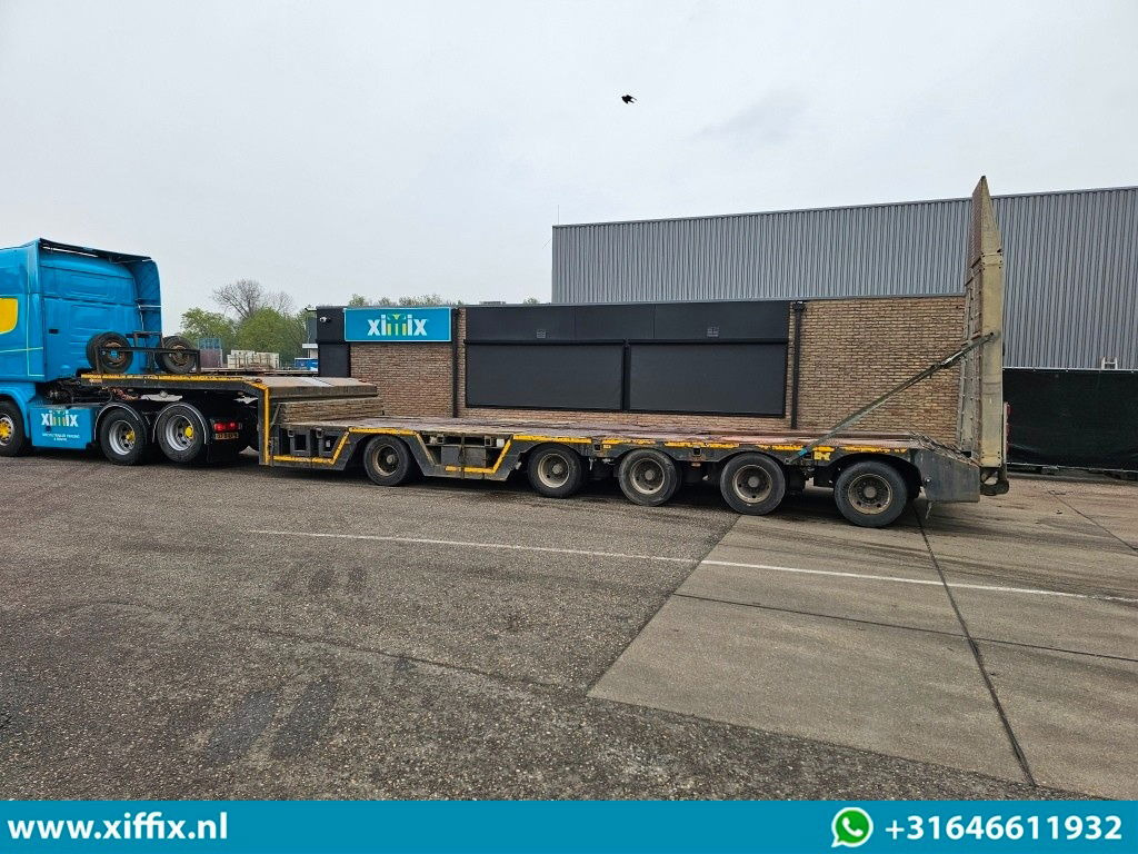 Niska poluprikolica za prevoz Lintrailers 5-ass. Uitschuifbare semi dieplader met hydr. Kleppen / 275 cm. Bree: slika 12