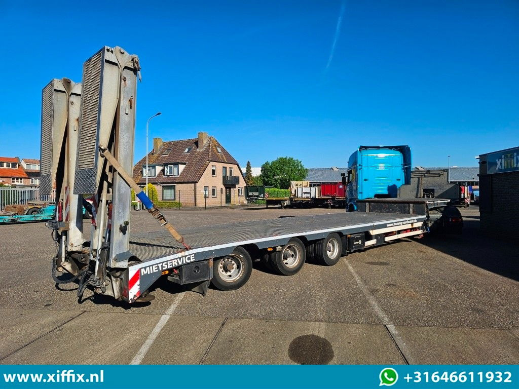 Meusburger 3-ass. Semi dieplader met dubbele hydr. Kleppen en hydr. Verstelbare - Niska poluprikolica za prevoz: slika 4 Meusburger 3-ass. Semi dieplader met dubbele hydr. Kleppen en hydr. Verstelbare - Niska poluprikolica za prevoz: slika 4