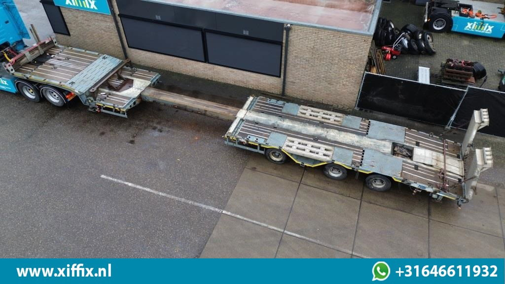 Meusburger 3-ass. Uitschuifbare semi dieplader met aluminium kleppen en wielkuip - Niska poluprikolica za prevoz: slika 2 Meusburger 3-ass. Uitschuifbare semi dieplader met aluminium kleppen en wielkuip - Niska poluprikolica za prevoz: slika 2