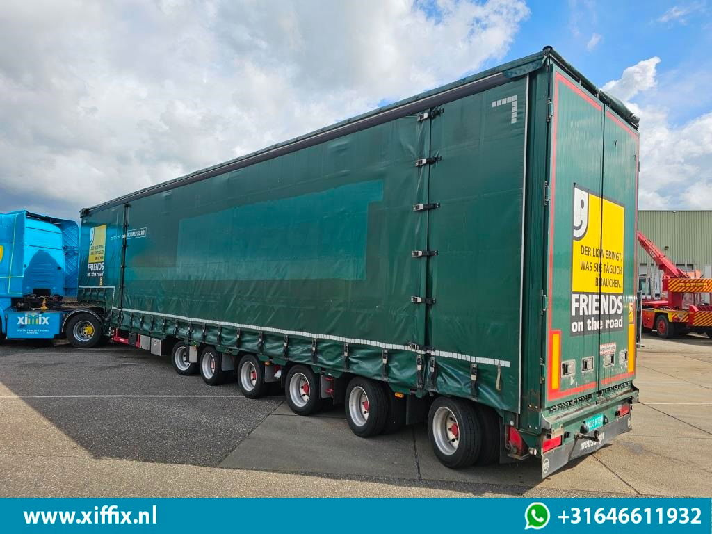 Meusburger 6-ass. Semi dieplader met elektische huifopbouw / 3x naloop gestuurd - Niska poluprikolica za prevoz: slika 4 Meusburger 6-ass. Semi dieplader met elektische huifopbouw / 3x naloop gestuurd - Niska poluprikolica za prevoz: slika 4