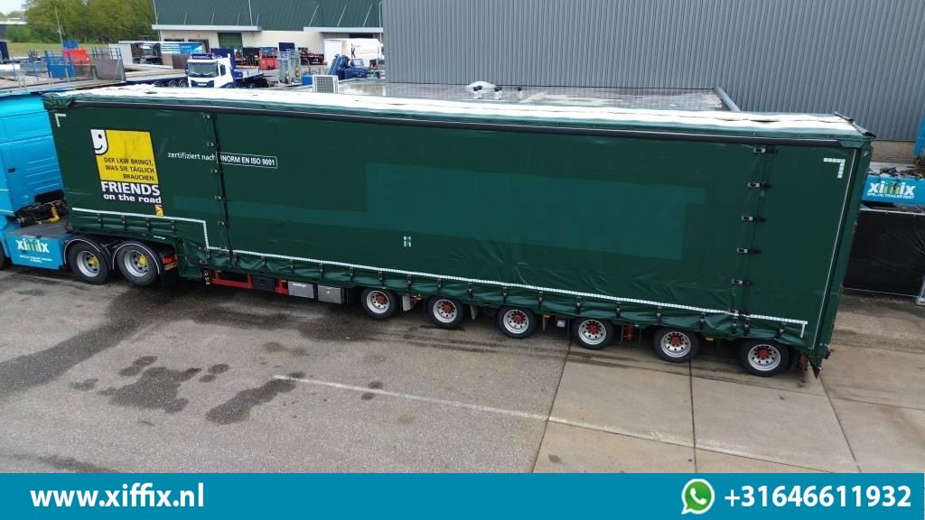 Meusburger 6-ass. Semi dieplader met elektrische huifopbouw / 3x naloop gestuurd - Niska poluprikolica za prevoz: slika 2 Meusburger 6-ass. Semi dieplader met elektrische huifopbouw / 3x naloop gestuurd - Niska poluprikolica za prevoz: slika 2