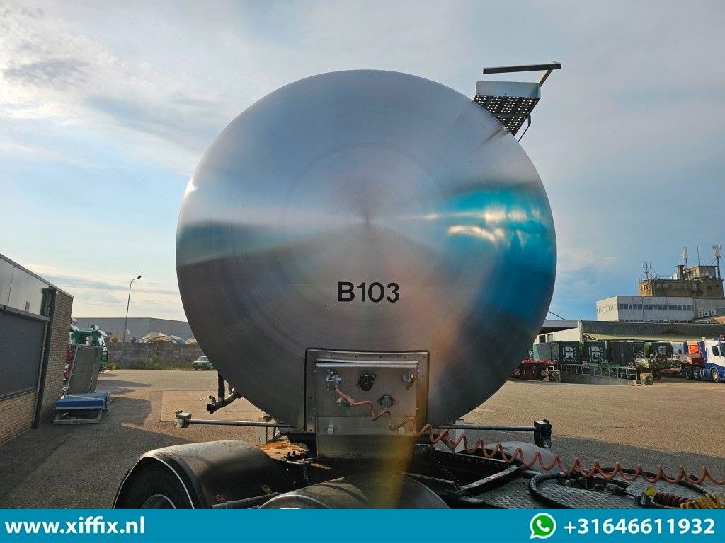 Poluprikolica cisterna Parcisa 3-ass. Geisoleerde RVS tankoplegger / ADR / Chemie / 1 Compartiment: slika 6