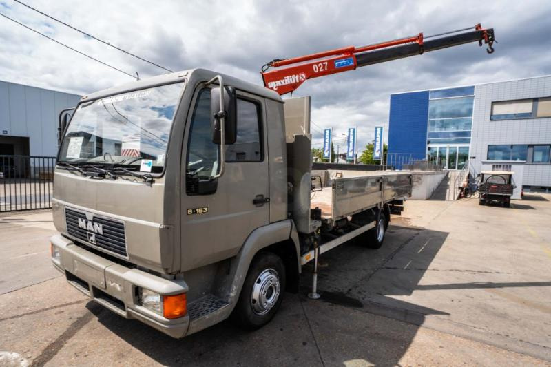 MAN 8.163 BB- MAXILIFT 027 - Kamion sa tovarnim sandukom, Kamion sa dizalicom: slika 1 MAN 8.163 BB- MAXILIFT 027 - Kamion sa tovarnim sandukom, Kamion sa dizalicom: slika 1