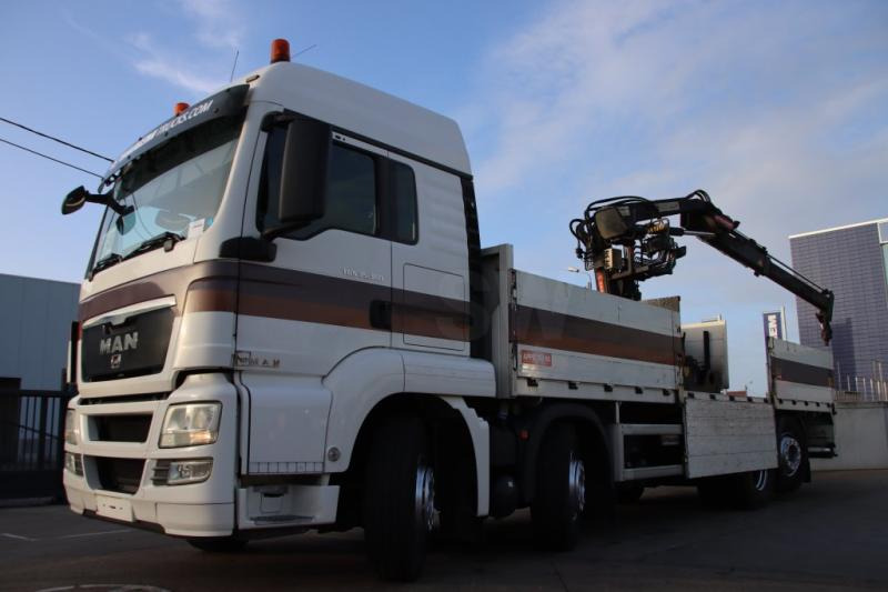 MAN TGS 35.360 BL-8x2-HIAB 085 - Kamion sa tovarnim sandukom, Kamion sa dizalicom: slika 1 MAN TGS 35.360 BL-8x2-HIAB 085 - Kamion sa tovarnim sandukom, Kamion sa dizalicom: slika 1