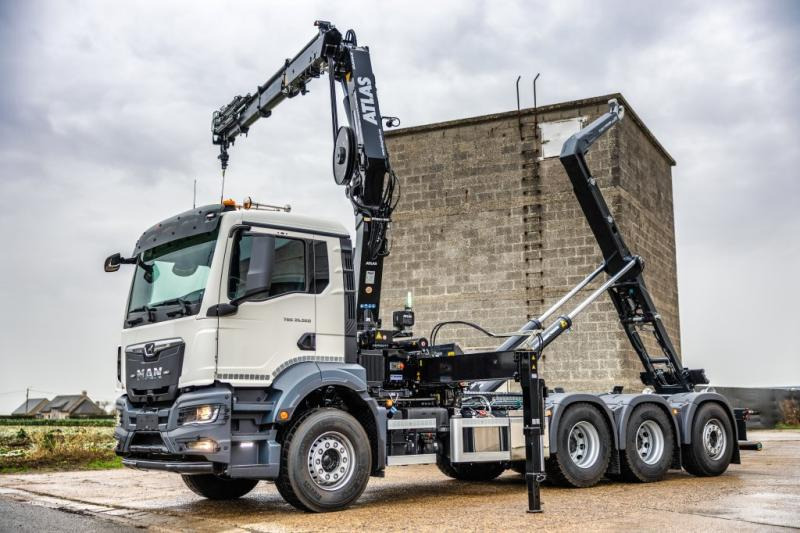 MAN TGS 35.520 BL - ATLAS 240.2E - Kamion sa hidrauličnom kukom, Kamion sa dizalicom: slika 1 MAN TGS 35.520 BL - ATLAS 240.2E - Kamion sa hidrauličnom kukom, Kamion sa dizalicom: slika 1