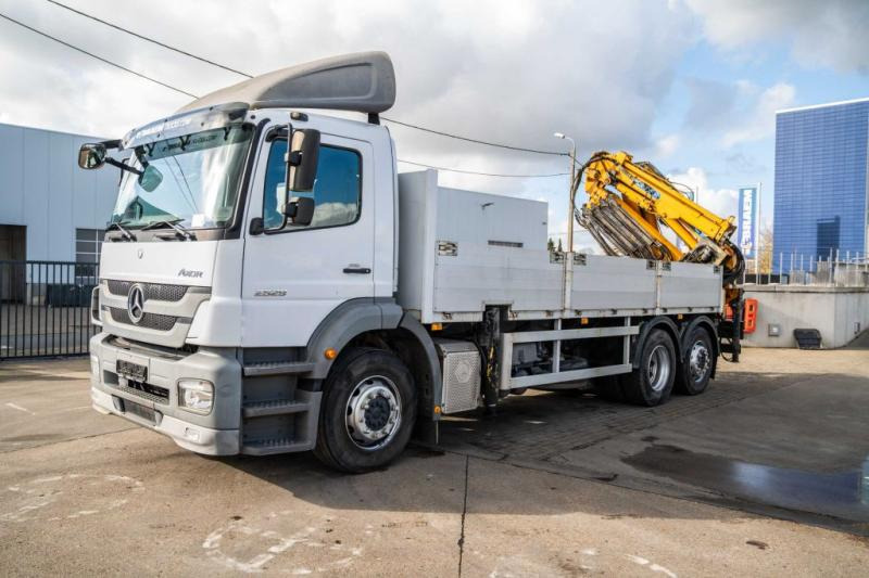 Mercedes AXOR 2529 L - EFFER 250/4S+JIB - Kamion sa tovarnim sandukom, Kamion sa dizalicom: slika 1 Mercedes AXOR 2529 L - EFFER 250/4S+JIB - Kamion sa tovarnim sandukom, Kamion sa dizalicom: slika 1