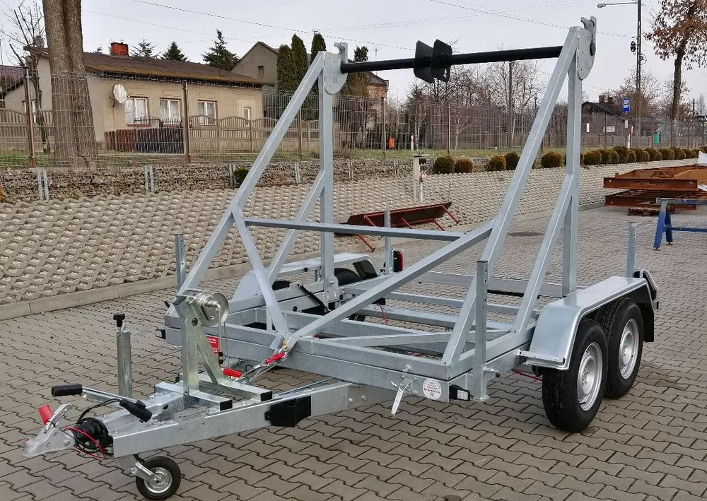 Besttrailers Przyczepa kablowa DMC 2700 kg K14" dwie osie - Kablovska prikolica: slika 1 Besttrailers Przyczepa kablowa DMC 2700 kg K14" dwie osie - Kablovska prikolica: slika 1