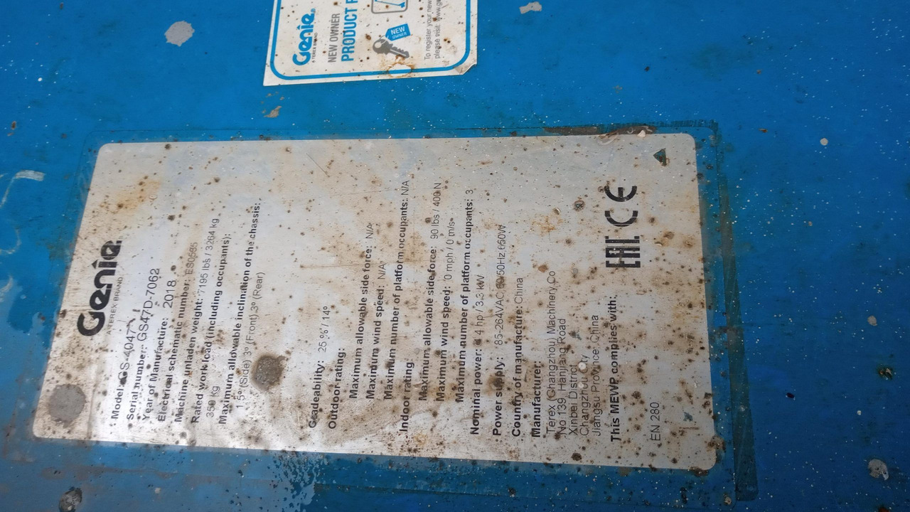 Lift u obliku makaza GENIE GS4047: slika 17