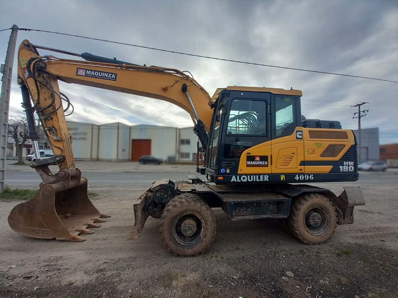 HYUNDAI HW180 - Bager točkaš: slika 1 HYUNDAI HW180 - Bager točkaš: slika 1