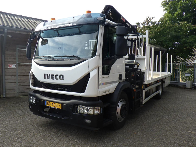 Iveco EuroCargo 140 250 / 6 cilinder / Manual / Bladgeveerd / Hiab X-HIDUO 158 / Radiografisch / Drilling / Winch - Kamion sa dizalicom: slika 1 Iveco EuroCargo 140 250 / 6 cilinder / Manual / Bladgeveerd / Hiab X-HIDUO 158 / Radiografisch / Drilling / Winch - Kamion sa dizalicom: slika 1