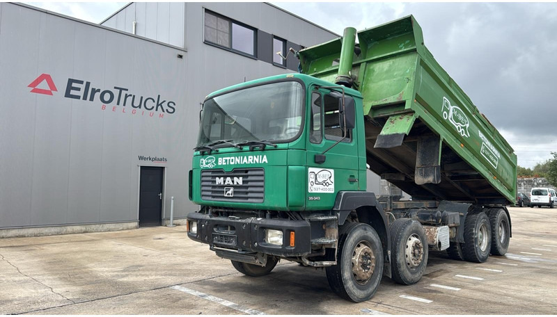 MAN 35.343 (LAMES / STEEL SUSP. / 8X4 / GRAND PONT / BIG AXLE) - Istovarivač: slika 1 MAN 35.343 (LAMES / STEEL SUSP. / 8X4 / GRAND PONT / BIG AXLE) - Istovarivač: slika 1