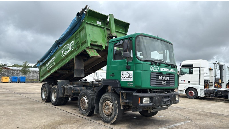 MAN 35.343 (LAMES / STEEL SUSP. / 8X4 / GRAND PONT / BIG AXLE) - Istovarivač: slika 2 MAN 35.343 (LAMES / STEEL SUSP. / 8X4 / GRAND PONT / BIG AXLE) - Istovarivač: slika 2