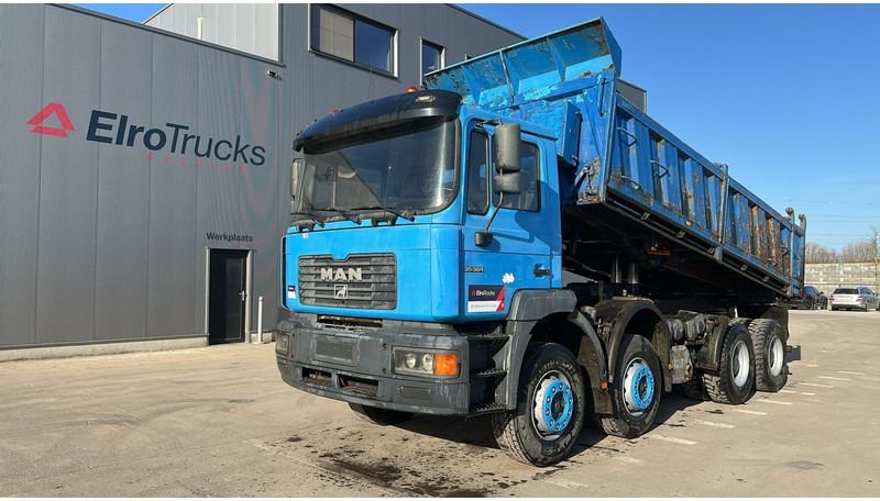 MAN 35.364 (STEEL SUSP. / 6 CYLINDER / BIG AXLE / EURO 2 / MEILLER TIPPER) - Istovarivač: slika 1 MAN 35.364 (STEEL SUSP. / 6 CYLINDER / BIG AXLE / EURO 2 / MEILLER TIPPER) - Istovarivač: slika 1