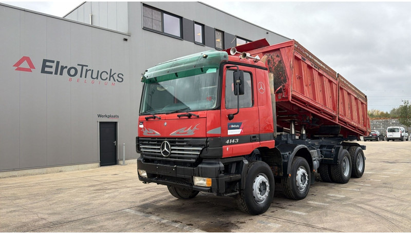 Mercedes-Benz Actros 4143 (GRAND PONT / BOITE MANUELLE / LAMES / 8X4 / STEEL SUSP.) - Istovarivač: slika 1 Mercedes-Benz Actros 4143 (GRAND PONT / BOITE MANUELLE / LAMES / 8X4 / STEEL SUSP.) - Istovarivač: slika 1