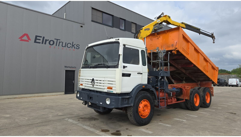 Renault G 300 Manager (POMPE MANUELLE / GRUE COPMA 90.2 / LAMES / 6X4 / GRAND PONT) - Istovarivač, Kamion sa dizalicom: slika 1 Renault G 300 Manager (POMPE MANUELLE / GRUE COPMA 90.2 / LAMES / 6X4 / GRAND PONT) - Istovarivač, Kamion sa dizalicom: slika 1