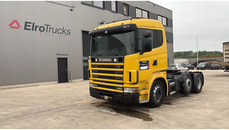 Scania 124-420 (6X2 / 8 TYRES / ORIGINAL TRACTOR UNIT / FRONT STEEL) - Tegljač: slika 1 Scania 124-420 (6X2 / 8 TYRES / ORIGINAL TRACTOR UNIT / FRONT STEEL) - Tegljač: slika 1