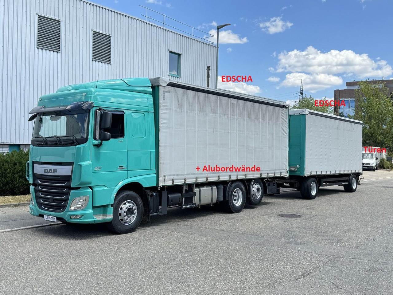 DAF XF460 6x2 Schiebeplane-Zug EDSCHA Bordwände - Kamion sa ceradom: slika 1 DAF XF460 6x2 Schiebeplane-Zug EDSCHA Bordwände - Kamion sa ceradom: slika 1