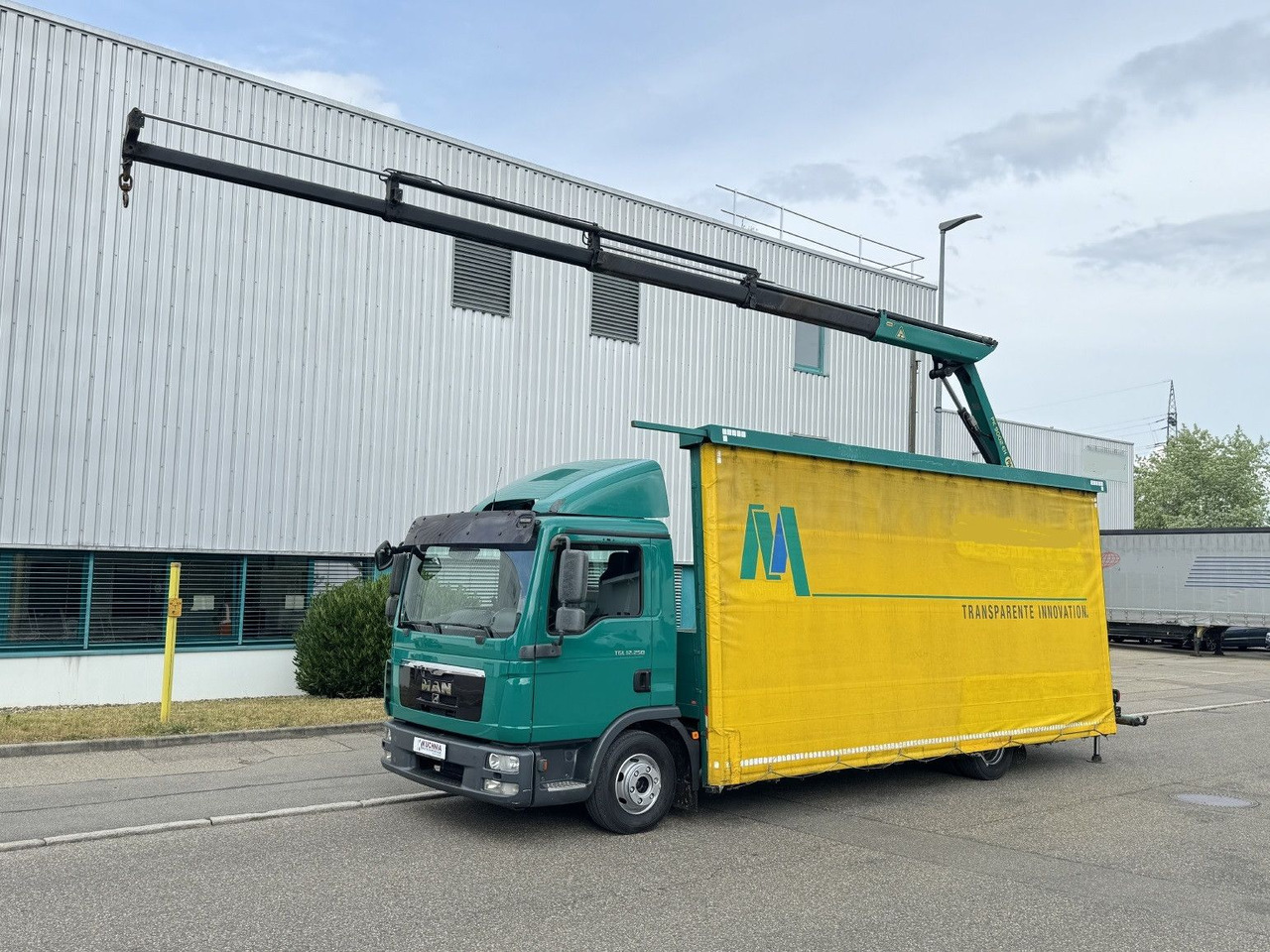 MAN TGL 12.250 Glastransport Kran PK9002 Funk Klima - Kamion sa dizalicom: slika 3 MAN TGL 12.250 Glastransport Kran PK9002 Funk Klima - Kamion sa dizalicom: slika 3