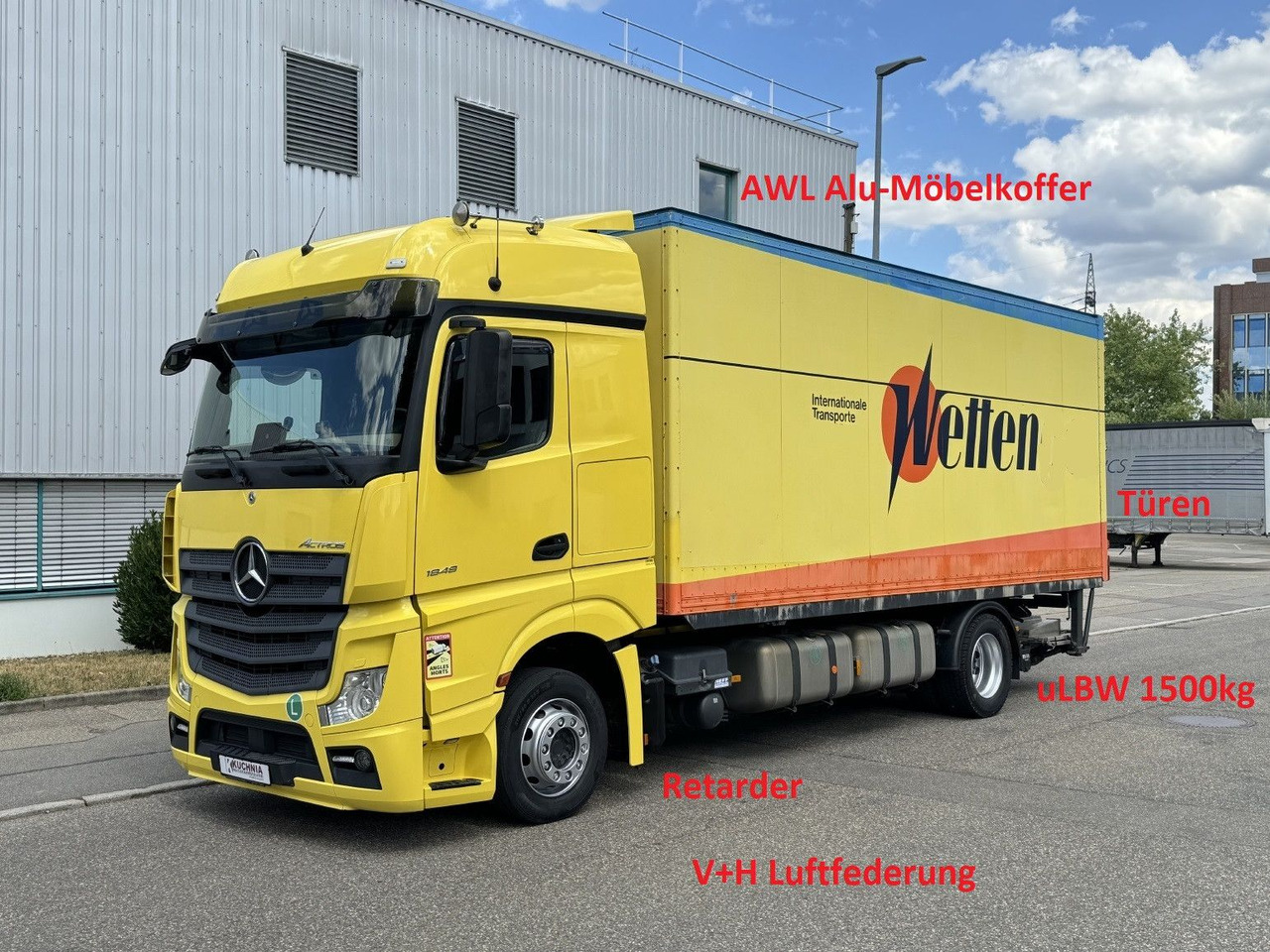 Mercedes-Benz Actros 1848 LL Gr.Haus AWL-Möbelkoffer uLBW - Kamion sa zatvorenim sandukom: slika 1 Mercedes-Benz Actros 1848 LL Gr.Haus AWL-Möbelkoffer uLBW - Kamion sa zatvorenim sandukom: slika 1
