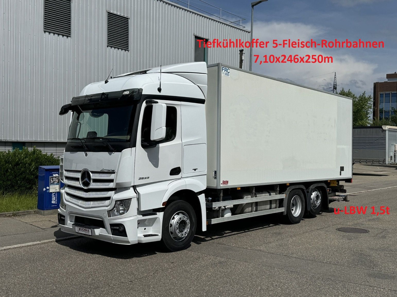 Mercedes-Benz Actros 2533L Tiefkühl 5-Fleisch-Rohrbahnen TKing - Hladnjača: slika 1 Mercedes-Benz Actros 2533L Tiefkühl 5-Fleisch-Rohrbahnen TKing - Hladnjača: slika 1