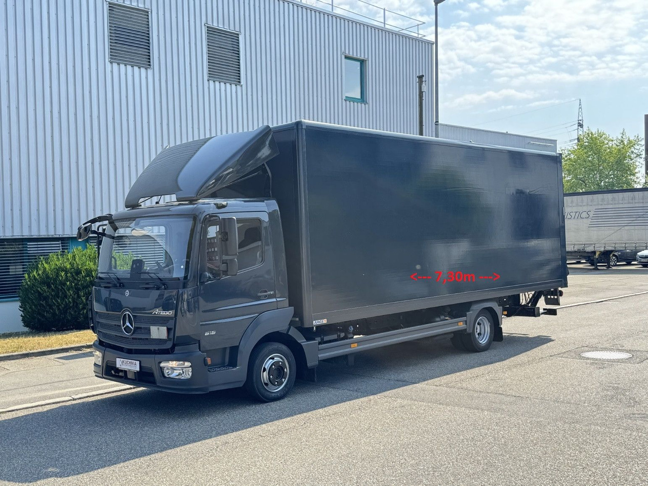 Mercedes-Benz Atego 818L Koffer 7,3m LBW Klima Automatik - Dostavno vozilo sa zatvorenim sandukom: slika 1 Mercedes-Benz Atego 818L Koffer 7,3m LBW Klima Automatik - Dostavno vozilo sa zatvorenim sandukom: slika 1