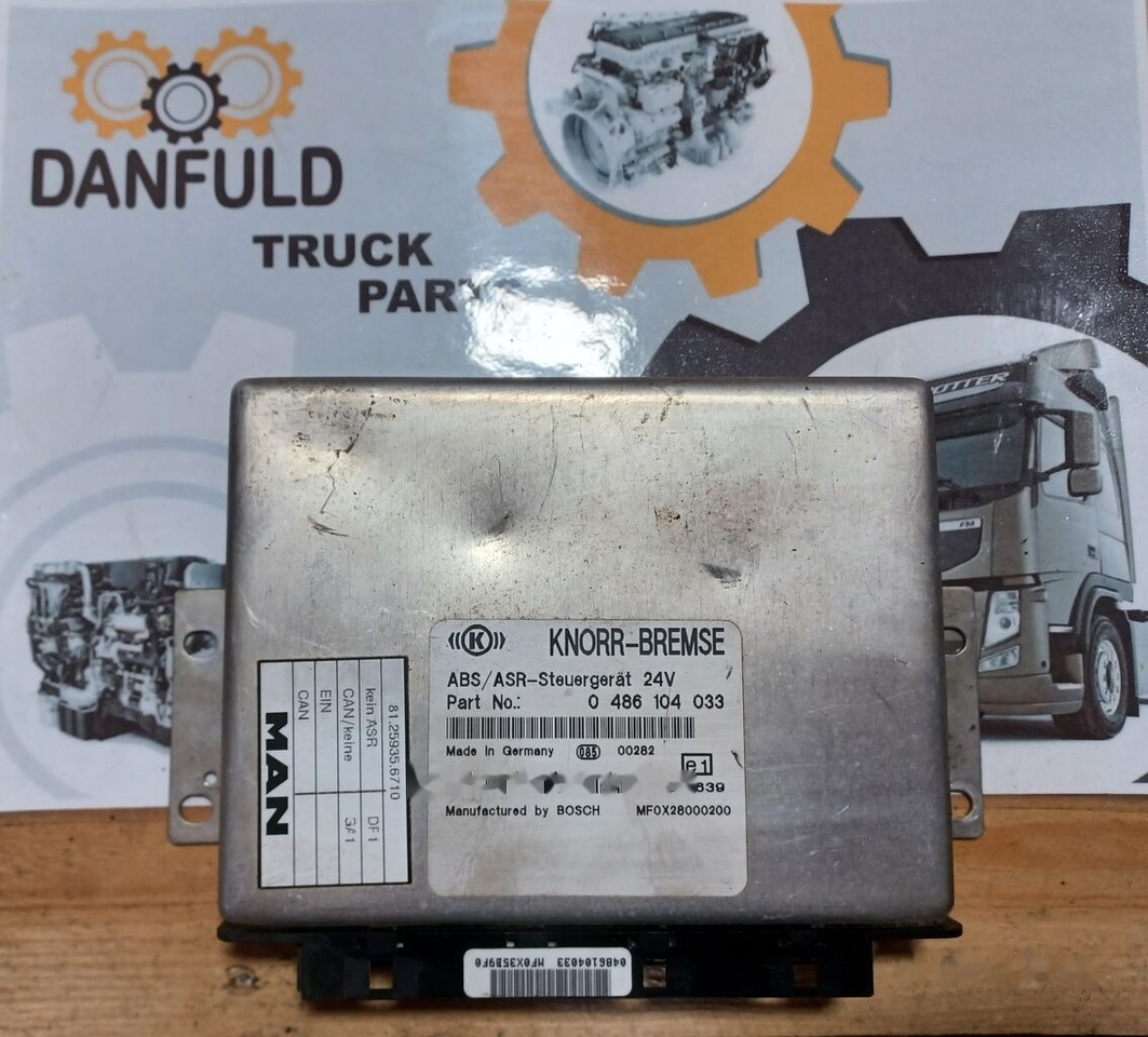 Knorr-Bremse 0486104033 MAN truck - Upravljačka jedinica za Kamion: slika 1 Knorr-Bremse 0486104033 MAN truck - Upravljačka jedinica za Kamion: slika 1
