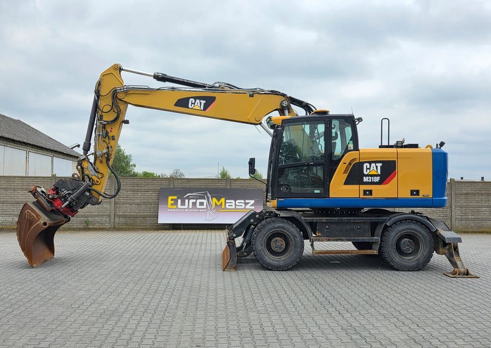 Caterpillar M318F, 2018 ROK, PODPORY + PŁUG, ROTOTILT - Bager točkaš: slika 2 Caterpillar M318F, 2018 ROK, PODPORY + PŁUG, ROTOTILT - Bager točkaš: slika 2