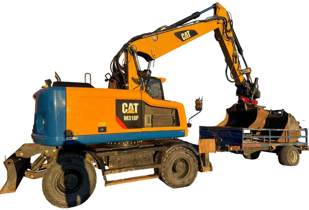 Caterpillar M318F, 2018 ROK, PODPORY + PŁUG, ROTOTILT - Bager točkaš: slika 4 Caterpillar M318F, 2018 ROK, PODPORY + PŁUG, ROTOTILT - Bager točkaš: slika 4