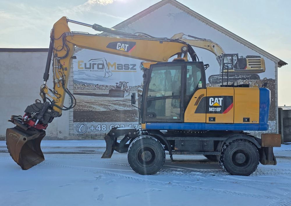 Caterpillar M318F, 2018 ROK, PODPORY + PŁUG, ROTOTILT - Bager točkaš: slika 2 Caterpillar M318F, 2018 ROK, PODPORY + PŁUG, ROTOTILT - Bager točkaš: slika 2