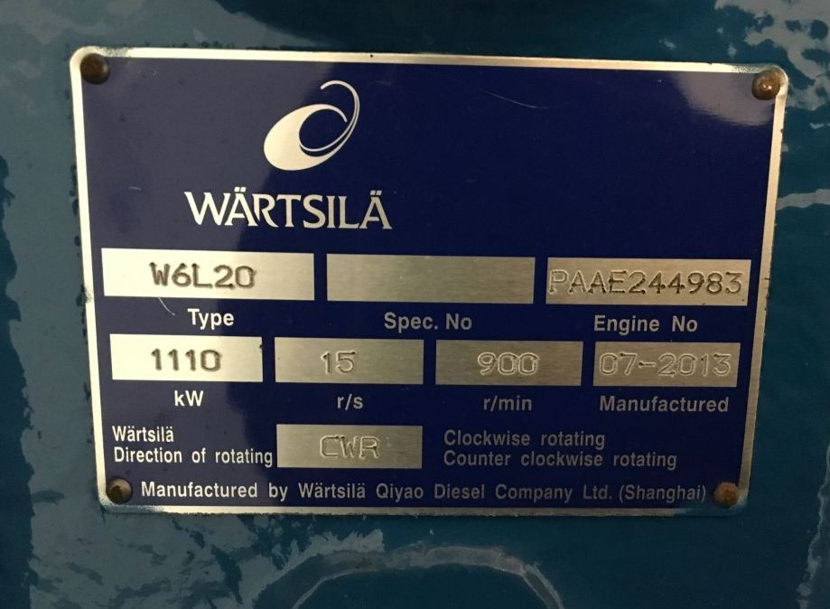 Wartsila W6L20, 1765 KVABrand new - Set generatora: slika 5 Wartsila W6L20, 1765 KVABrand new - Set generatora: slika 5