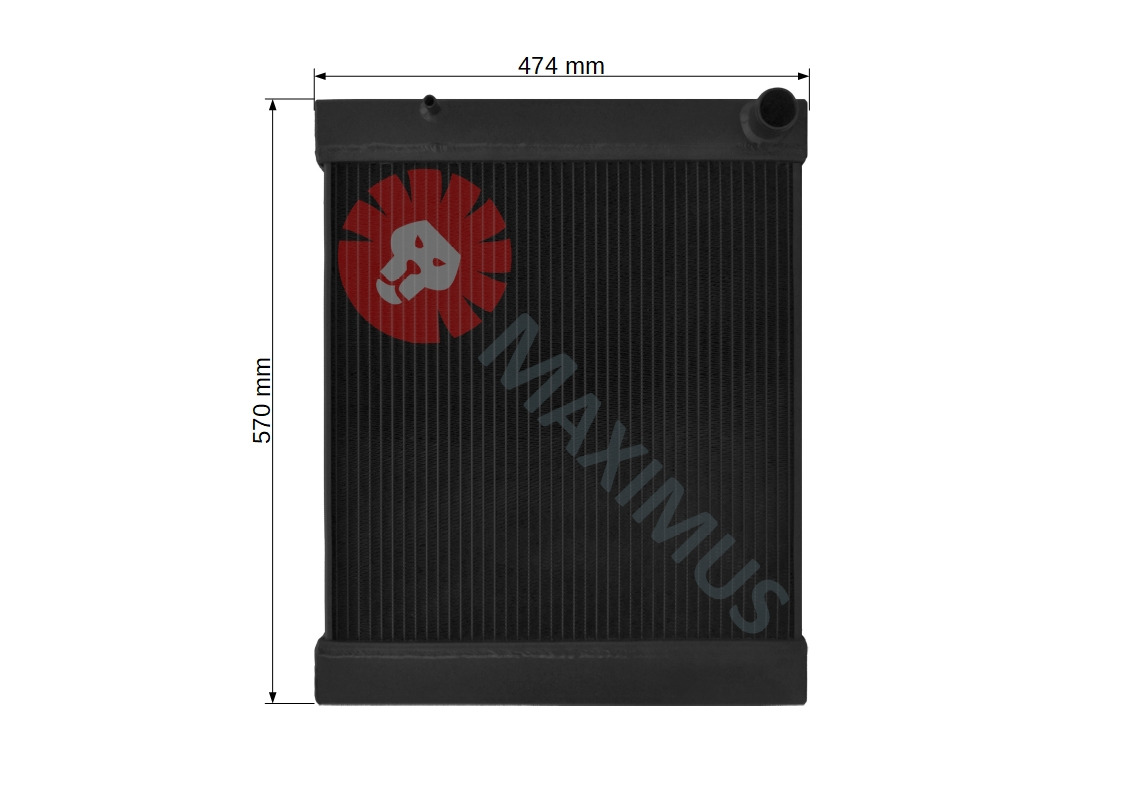 JCB 520LE 520-50LE 525LE 525-50LE - Radijator za Teleskopski upravljač: slika 4 JCB 520LE 520-50LE 525LE 525-50LE - Radijator za Teleskopski upravljač: slika 4