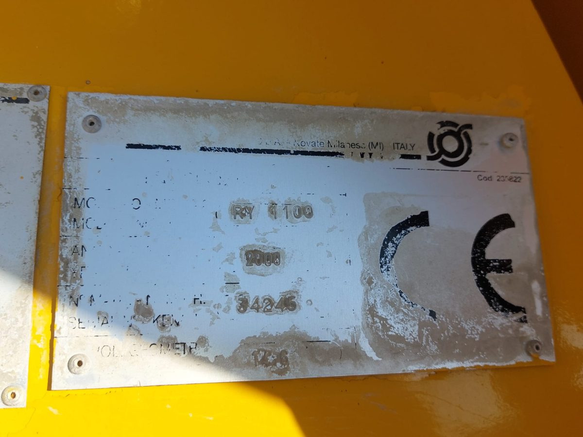 ASTRA HD7 6438 CIFA RY1100 - Mikser za beton: slika 2 ASTRA HD7 6438 CIFA RY1100 - Mikser za beton: slika 2