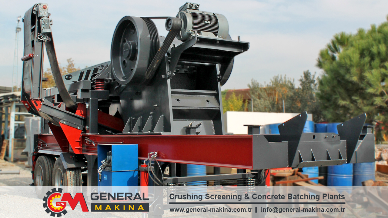 GENERAL MAKİNA Portable Hard Rock Crusher - Čeljusna drobilica: slika 3 GENERAL MAKİNA Portable Hard Rock Crusher - Čeljusna drobilica: slika 3
