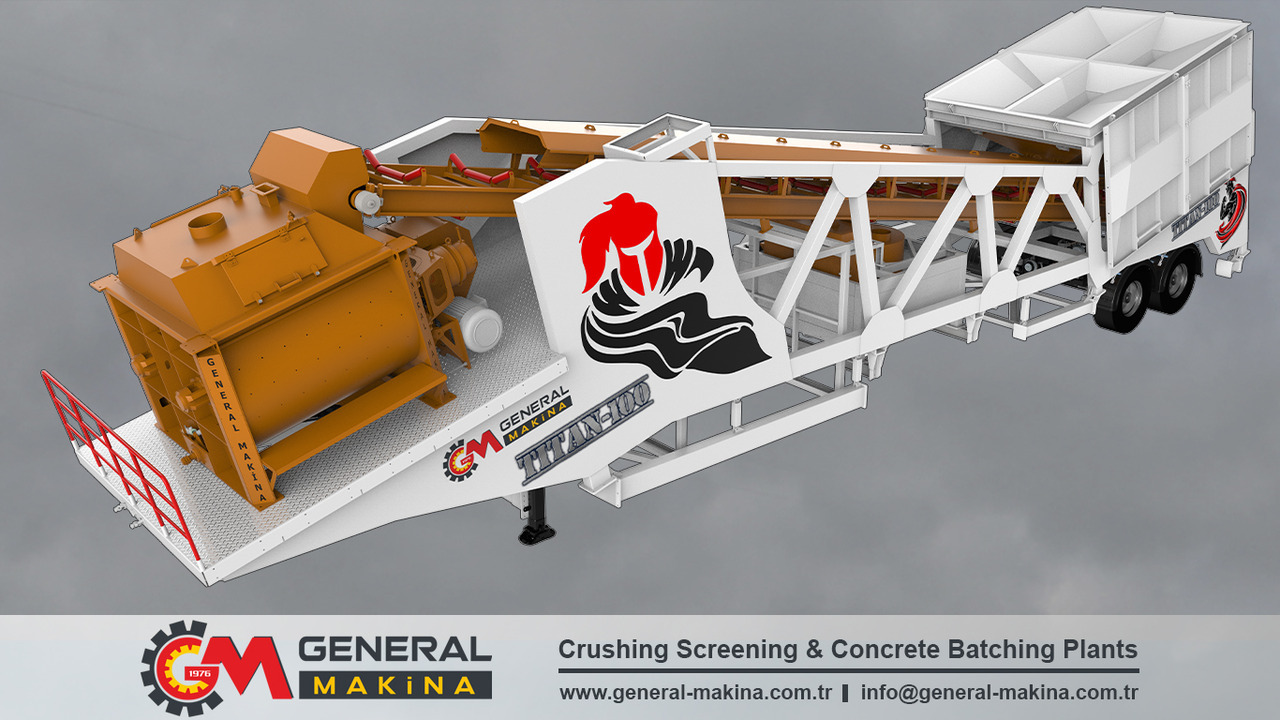 Fabrika betona novi General Makina New Mobile Concrete Batching Plants: slika 8