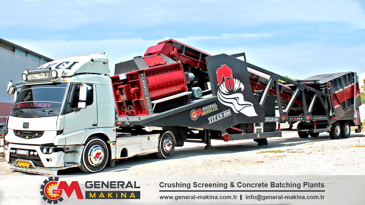 Fabrika betona novi General Makina New Mobile Concrete Batching Plants: slika 20