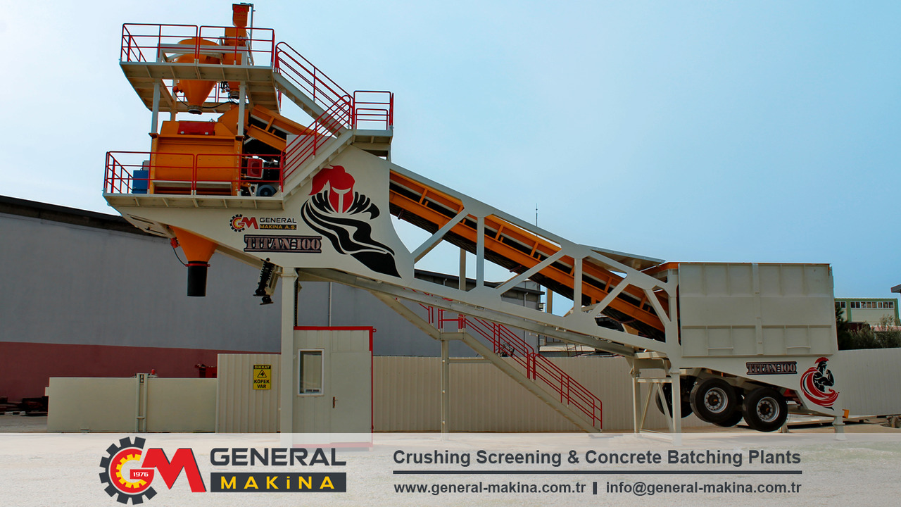 Fabrika betona novi General Makina New Mobile Concrete Batching Plants: slika 9