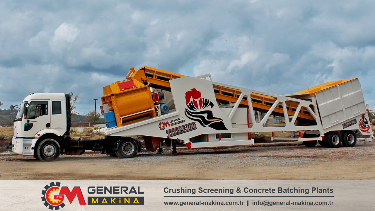 Fabrika betona novi General Makina New Mobile Concrete Batching Plants: slika 12