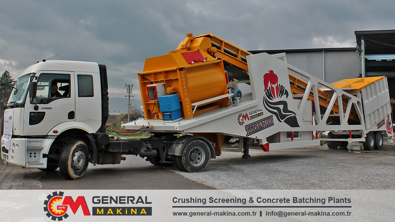 Fabrika betona novi General Makina New Mobile Concrete Batching Plants: slika 17