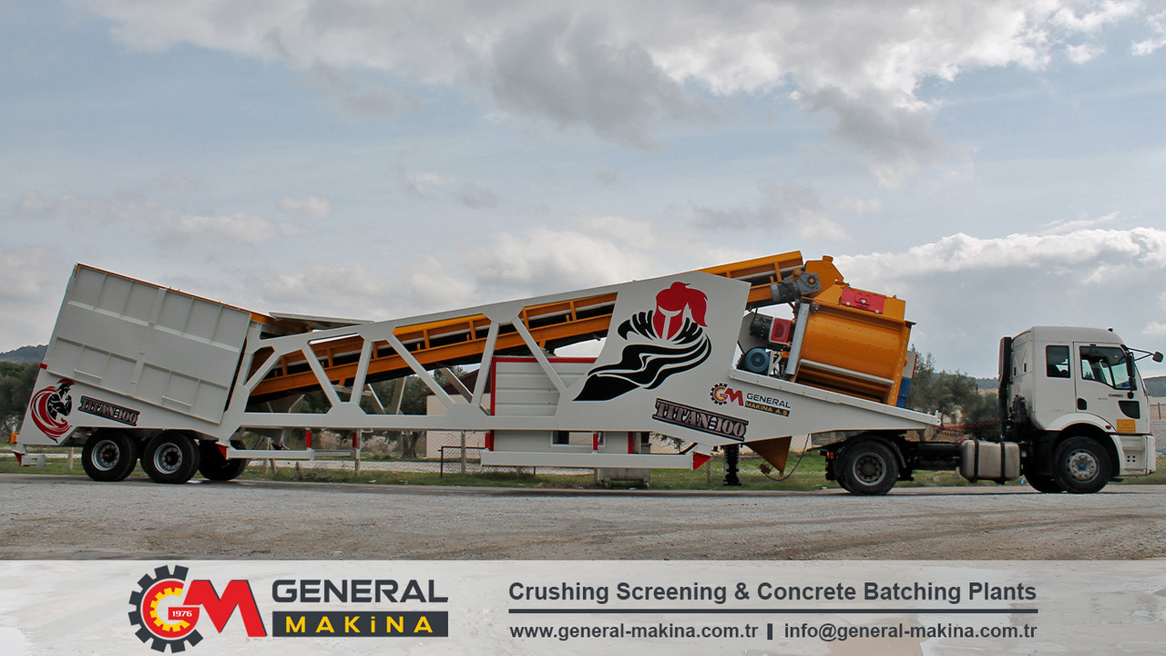 Fabrika betona novi General Makina New Mobile Concrete Batching Plants: slika 15