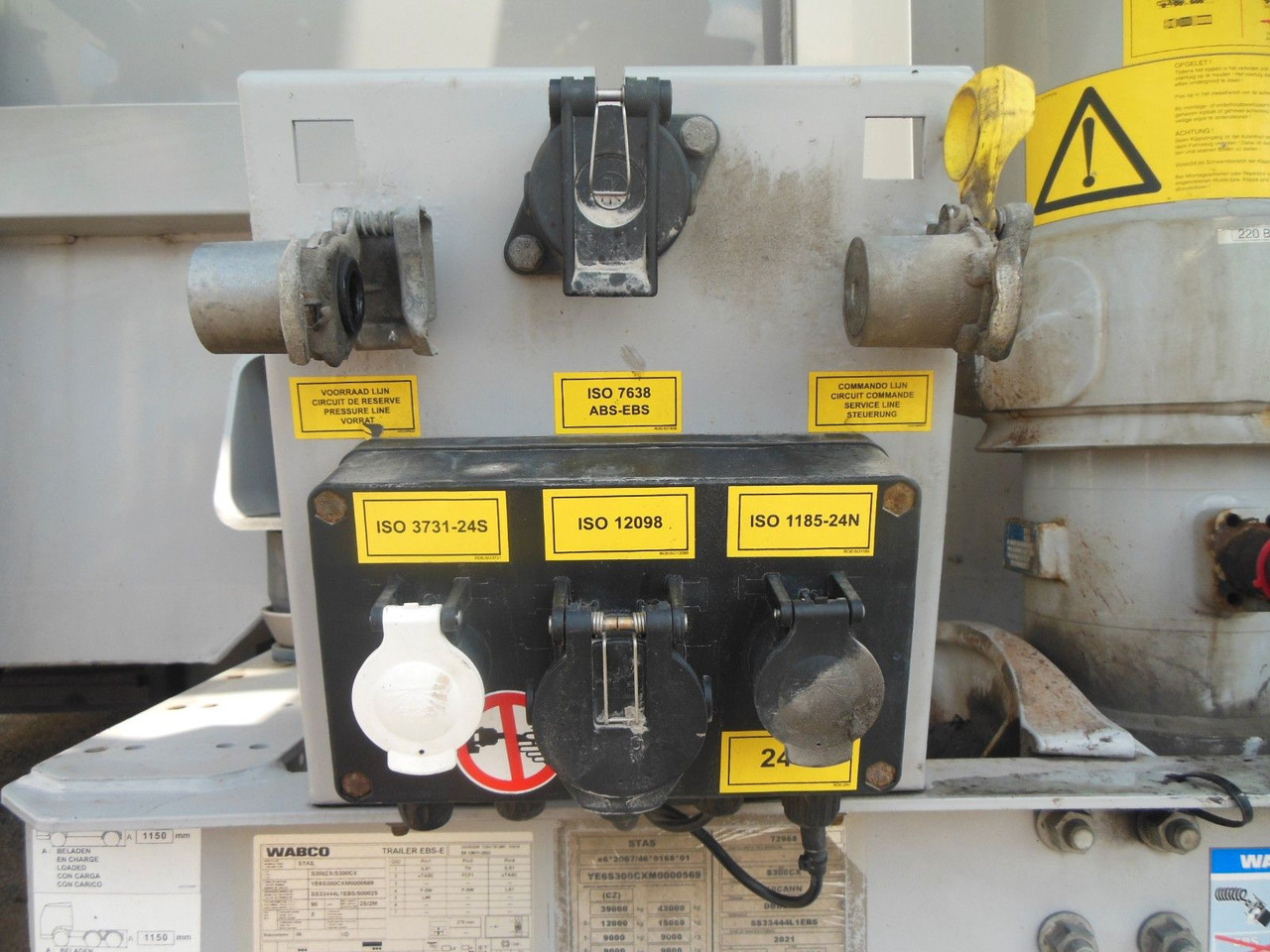 Poluprikolica istovarivača Stas S300CX, 49m3, ADR, 9 TONE ACHSEN,WIE NEUE-TOP!!!: slika 21