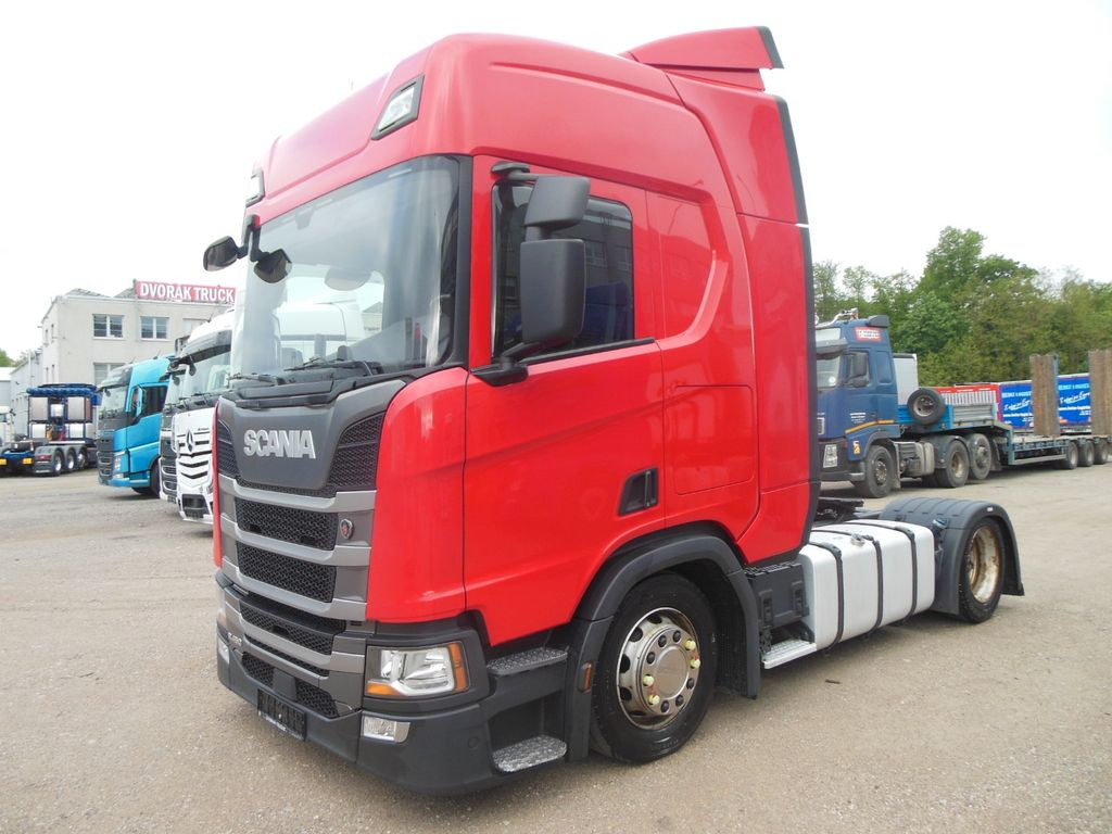 Scania R450 LOWDECK, RETARDER, STANDKLIMA, VOLL LUFT - Tegljač: slika 1 Scania R450 LOWDECK, RETARDER, STANDKLIMA, VOLL LUFT - Tegljač: slika 1