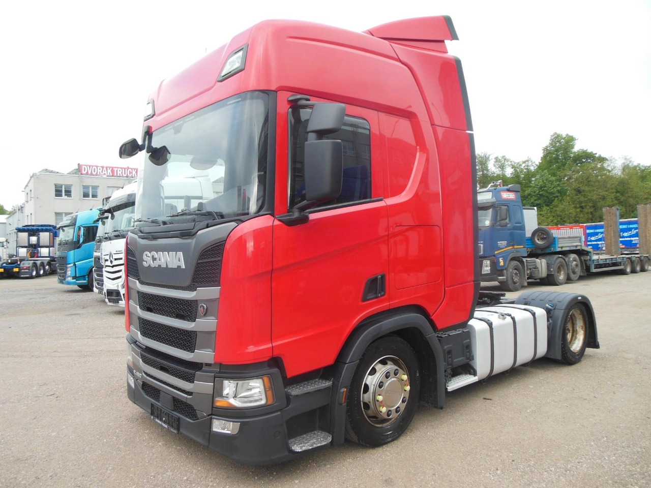 Scania R450 LOWDECK, RETARDER, STANDKLIMA, VOLL LUFT Scania R450 LOWDECK, RETARDER, STANDKLIMA, VOLL LUFT - Tegljač: slika 1 Scania R450 LOWDECK, RETARDER, STANDKLIMA, VOLL LUFT Scania R450 LOWDECK, RETARDER, STANDKLIMA, VOLL LUFT - Tegljač: slika 1