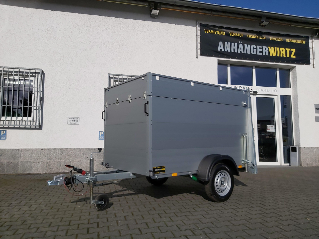 Prikolica sa zatvorenim sandukom ALUBOXX Deckelanhänger GTB 750 VT2 211x126x118cm Heckrampe (XS) 750kg Top Seller Angebot: slika 9