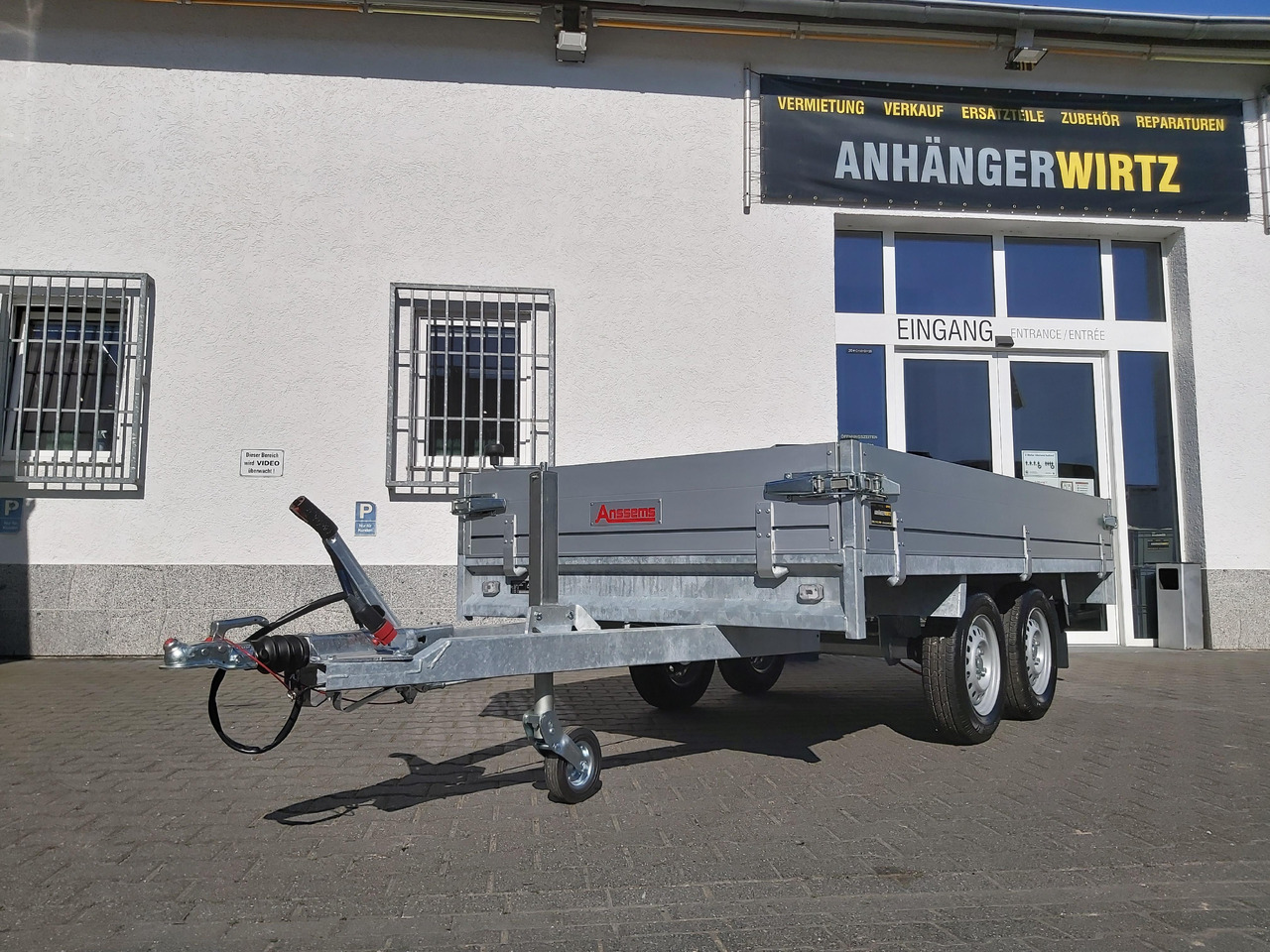 Anssems Hochlader PSX - S 2000 305x153x30cm (M) 2000kg - Plato prikolica: slika 1 Anssems Hochlader PSX - S 2000 305x153x30cm (M) 2000kg - Plato prikolica: slika 1