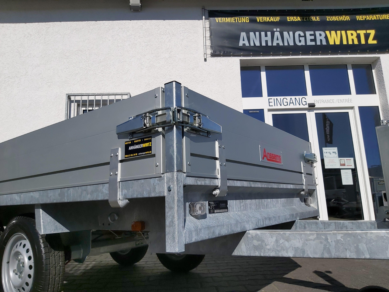 Anssems Hochlader PSX - S 2500 305x153x30cm (M) 2500kg preorder Aktion online - Plato prikolica: slika 4 Anssems Hochlader PSX - S 2500 305x153x30cm (M) 2500kg preorder Aktion online - Plato prikolica: slika 4