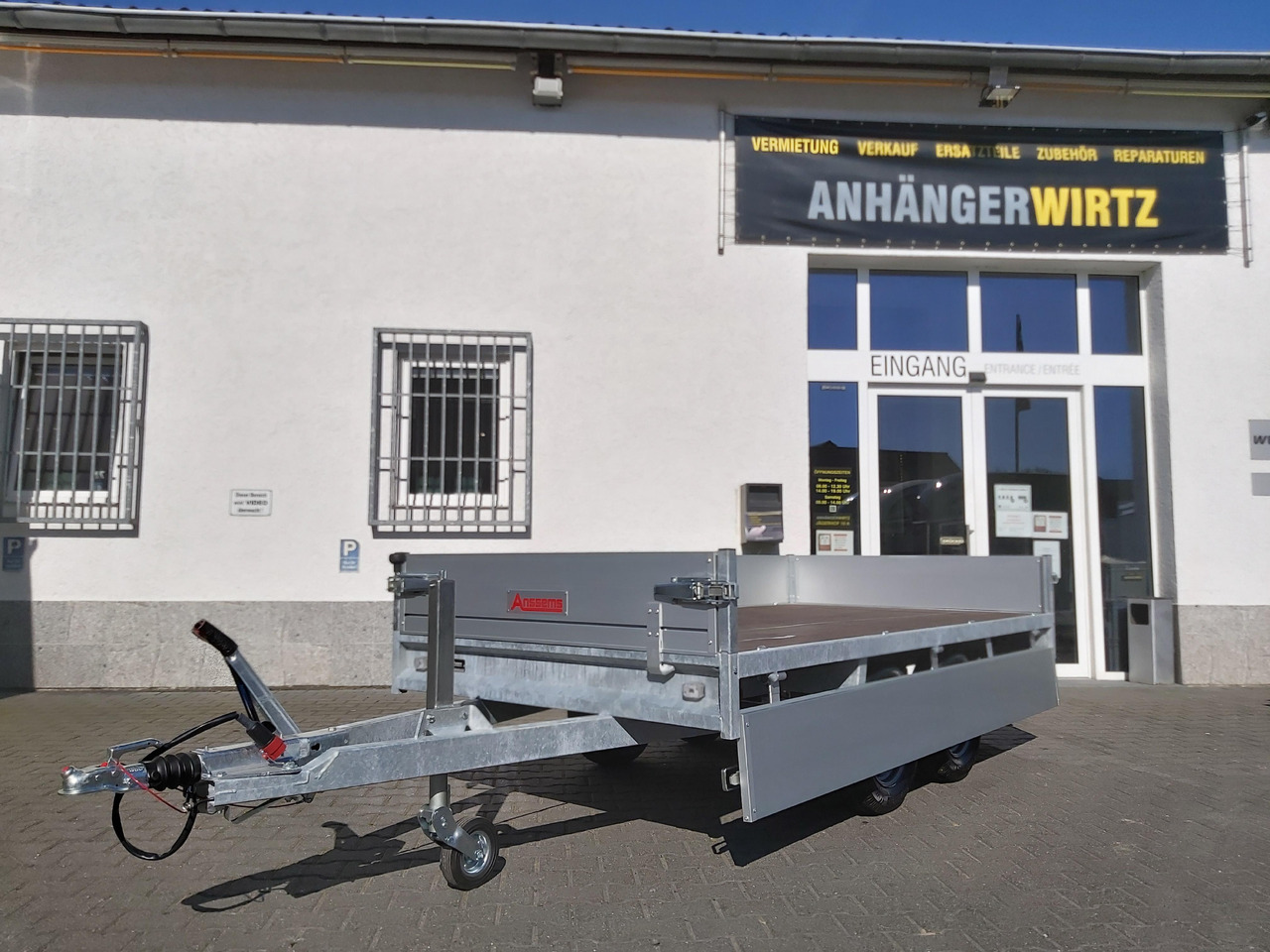 Anssems Hochlader PSX - S 2500 305x153x30cm (M) 2500kg preorder Aktion online - Plato prikolica: slika 2 Anssems Hochlader PSX - S 2500 305x153x30cm (M) 2500kg preorder Aktion online - Plato prikolica: slika 2