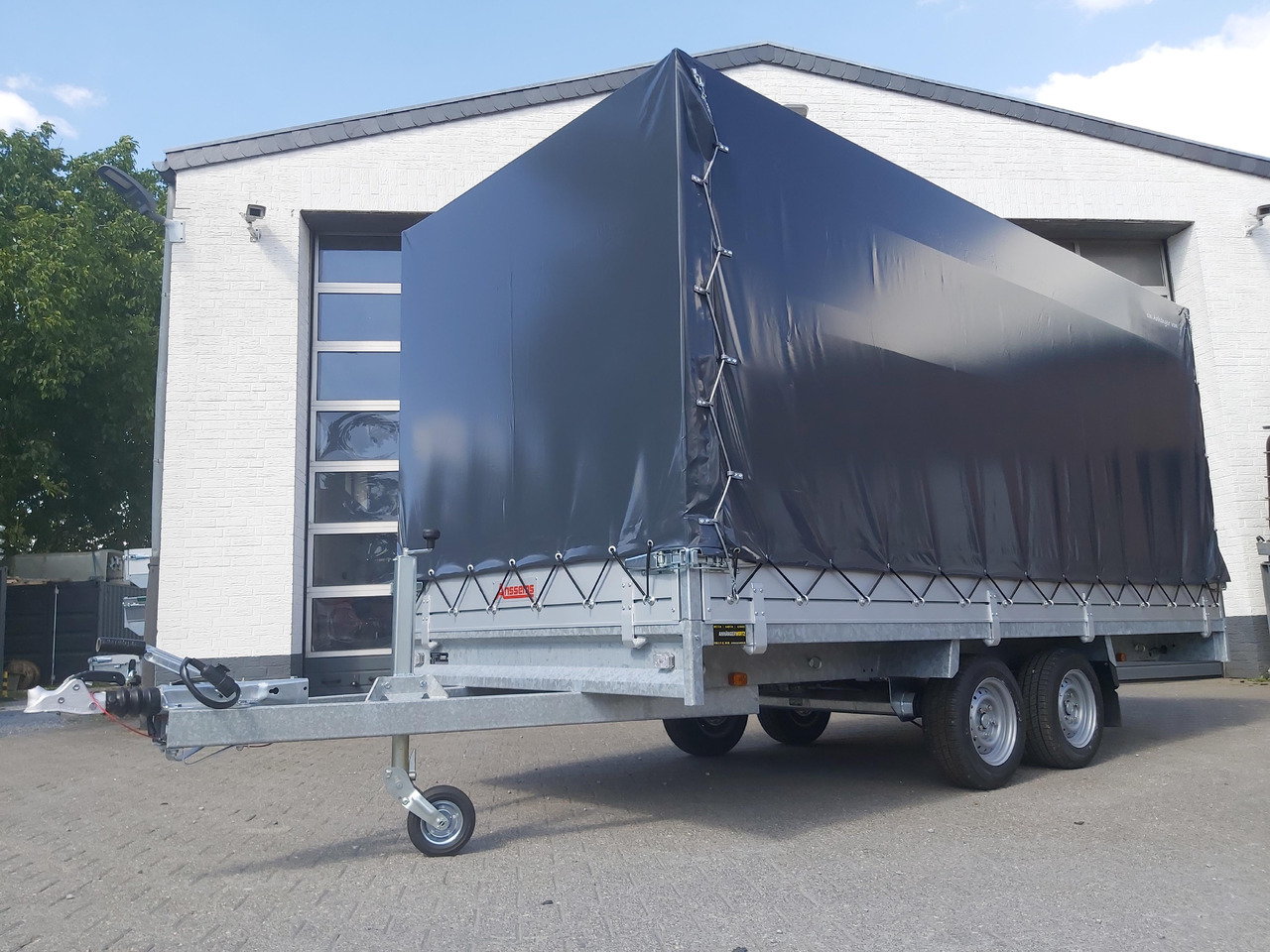 Anssems Hochlader PSX - S 3000 405x178x30cm 180cm Hochplane grau (XL) 3000kg Aktion - Prikolica sa ceradom: slika 5 Anssems Hochlader PSX - S 3000 405x178x30cm 180cm Hochplane grau (XL) 3000kg Aktion - Prikolica sa ceradom: slika 5