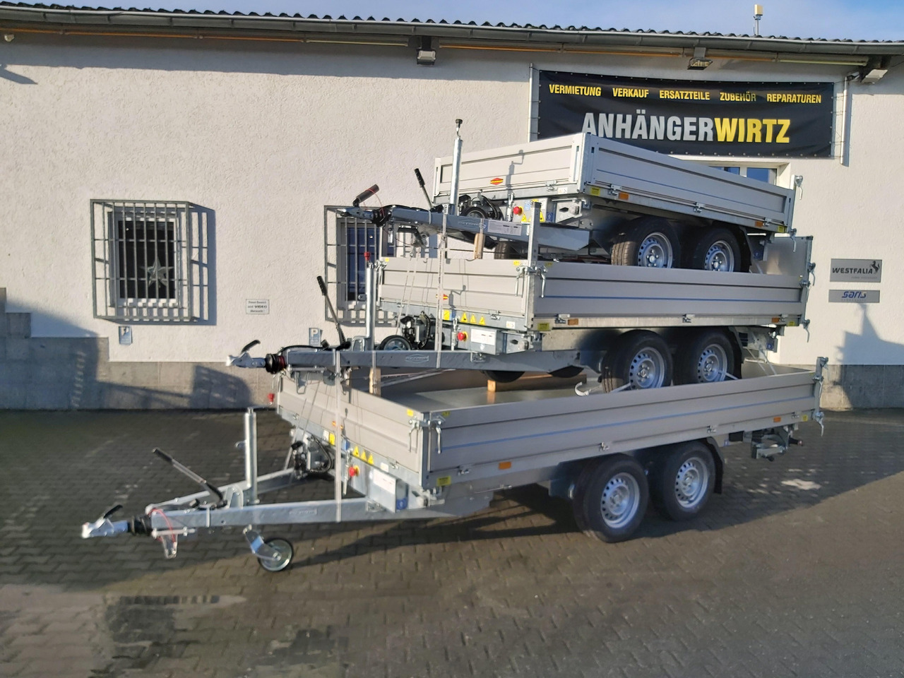 Böckmann Kipper DK AL 4121/35 Profi Elektrisch + NHP (XL) 3500kg Modell 2022 - Prikolica istovarivača: slika 1 Böckmann Kipper DK AL 4121/35 Profi Elektrisch + NHP (XL) 3500kg Modell 2022 - Prikolica istovarivača: slika 1