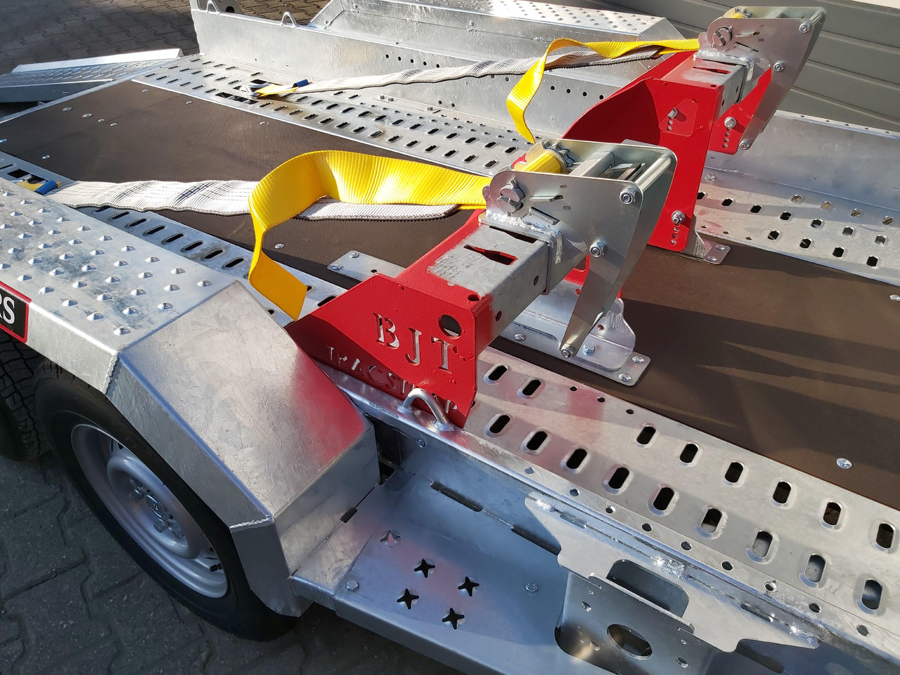 Brian James Digger Plant 543-2813-27 280x130cm Schaufelablage Rampen Trac Strap System 2700kg - Prikolica za prevoz radnih mašina: slika 4 Brian James Digger Plant 543-2813-27 280x130cm Schaufelablage Rampen Trac Strap System 2700kg - Prikolica za prevoz radnih mašina: slika 4